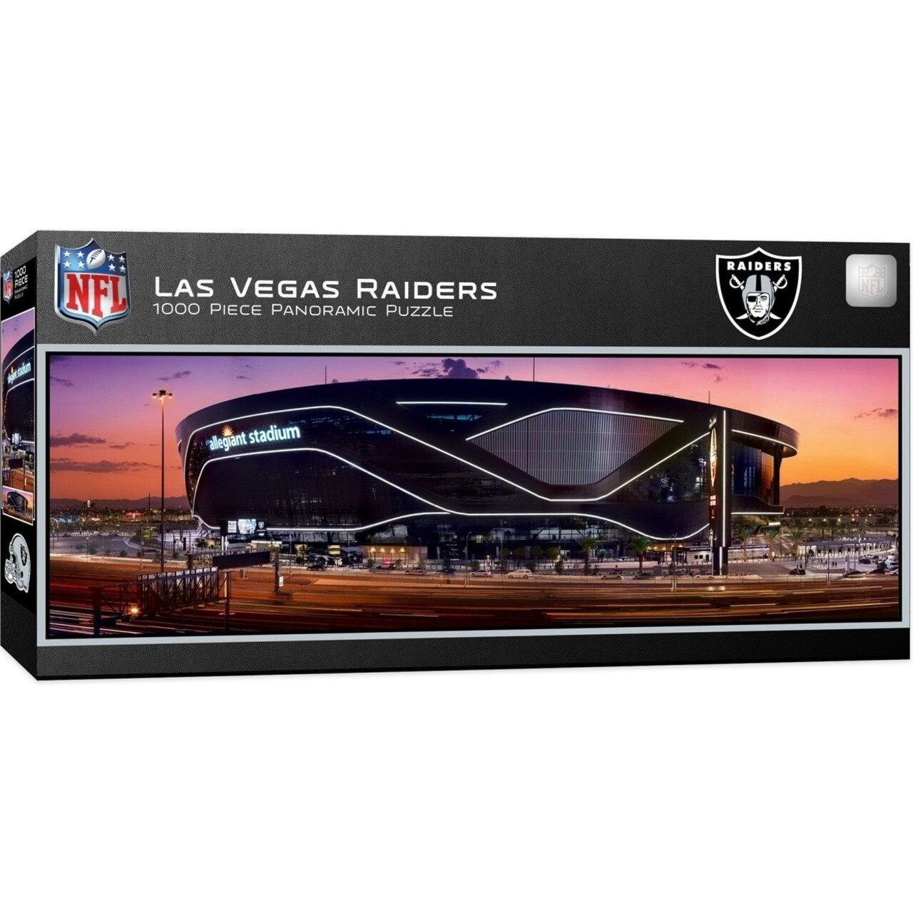 Las Vegas Raiders 1000 Piece Panoramic Jigsaw Puzzle Allegiant Stadium 13X39